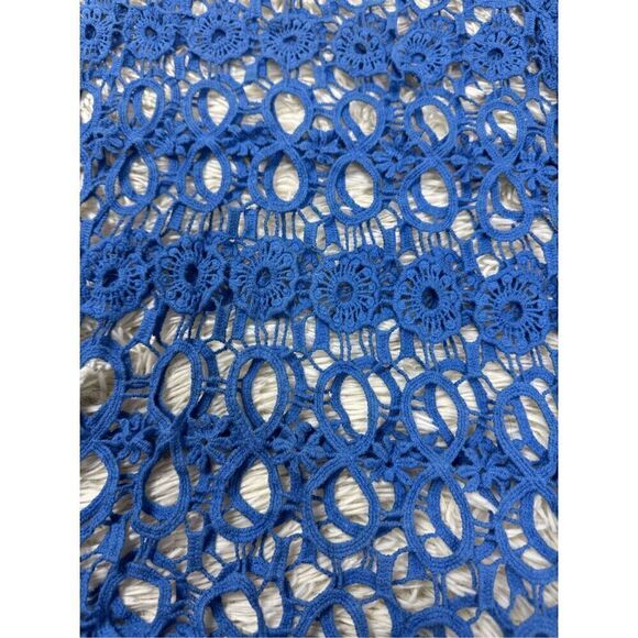 Blue Women’s Mesh Swimsuit Cover Size Medium - Picture 4 of 6